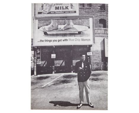 A print of a black and white photograph of the artist Larry Bell taken by Dennis Hopper.11 x 8 inchesPROVENANCE Property from