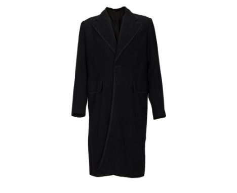 A long black coat worn by Ward Bond as Rev. Capt. Samuel Johnston Clayton in John Ford's classic Western The Searchers (Warne