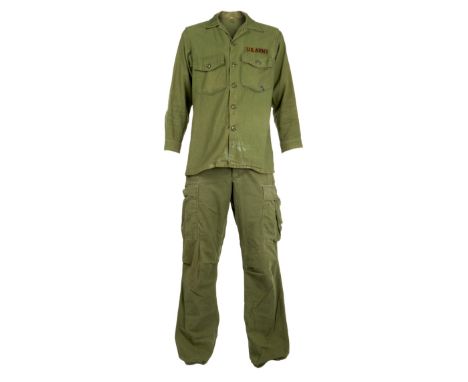 A set of Western Costume army fatigues belonging to Dennis Hopper.PROVENANCE Property from the Life and Career of Dennis Hopp