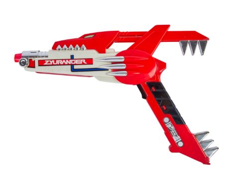 An original hero Zyuranger Blade blaster prop as seen used by the Power Rangers in the Family Action and Adventure television