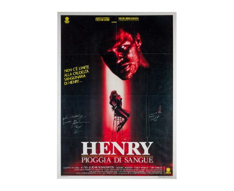 An Italian one-panel film poster for&nbsp;John McNaughton's&nbsp;Henry: Portrait of a Serial Killer&nbsp;(Greycat Films, 1990