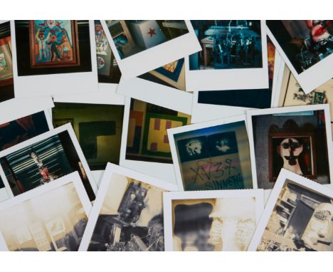 A group of approximately 30&nbsp;polaroid snapshots taken by Dennis Hopper while visiting an art gallery.6 x 4.25 x 1 inches 