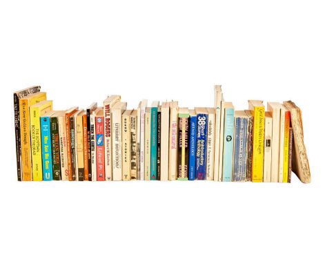 A collection of more than two dozen paperback books that belonged to Dennis Hopper. Included is a wide range of fiction and n