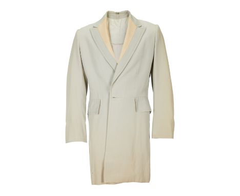 A light gray long coat worn by Jock Mahoney as Yancy Derringer in the western television series Yancy Derringer (Derringer Pr