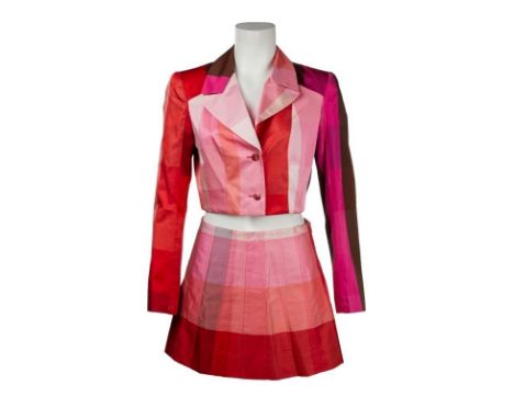 A Christian Lacroix two-piece ensemble as seen worn by Fran Drescher in The Nanny (CBS, 1993-1999) Season 5 Epsiode 21, "The 