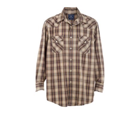 A hero button-down shirt and list screen-worn by Jason Lee as "Earl Hickey" in the comedy television series My Name Is Earl (