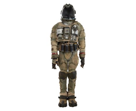 A "Lev Andropov" stunt spacesuit as seen worn by Peter Stormare's stunt double from Michael Bay's Sci-Fi disaster film Armage