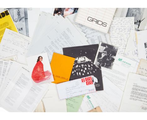 A collection of art-related correspondence related to Dennis Hopper, circa 1960s-'90s. Included are invoices concerning Hoppe