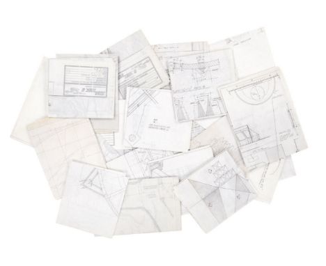 A group of approximately 25 set drawings and construction prints from the production of Star Trek VI: The Undiscovered Countr