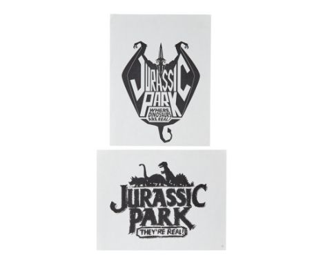 A concept artwork copy graphic featuring the text "Where Dinosaurs Are Real!" and a concept artwork copy graphic featuring th