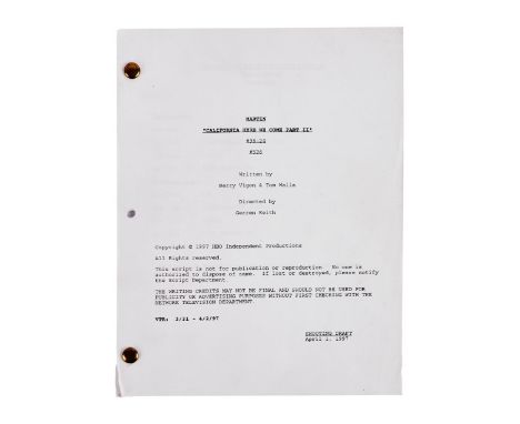 An original shooting draft script from the final episode of the series Martin (HBO Independent Productions, 1992-1997), "Cali