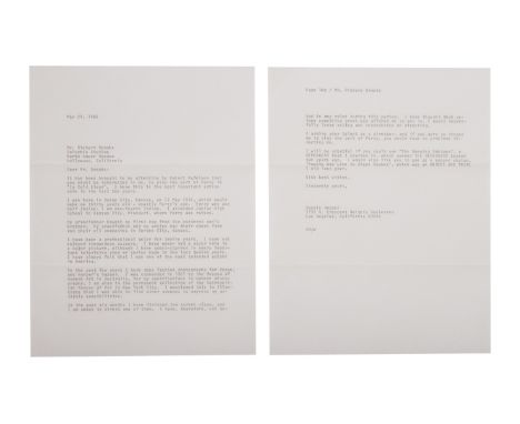 A vintage copy of a letter from Dennis Hopper to Richard Brooks, dated May 24, 1966, expressing his interest in the role of "