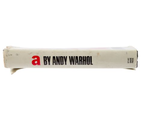 A first-edition hardback copy of A (Grove Press Inc., 1968), a novel by Andy Warhol, that belonged to Dennis Hopper. Although