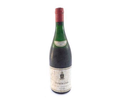 A Pommard 1966 vintage wine, Jules du Verrier &amp; Co, Bourgogne.