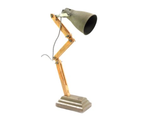 A Tee Noble Lighting Company desk lamp, 55cm high when fully extended.WARNING! This lot contains untested or unsafe electrica