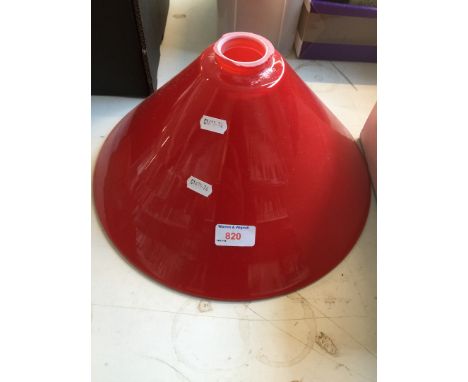 Glass light shade 