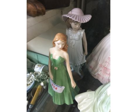 Nao figure and small doulton figure Scorpio 