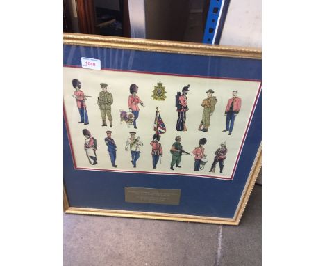 Royal Regiment of canada presentation print 