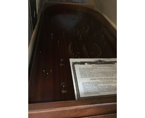 A bagatelle game with instructions 