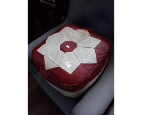A retro pouffe 