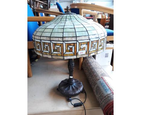 A tiffany style table lamp 