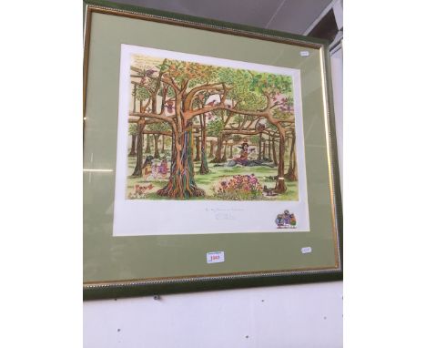 A signed print 