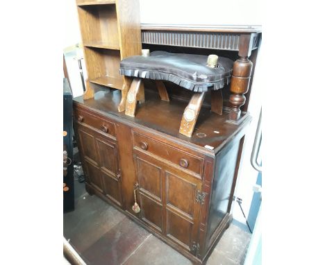 An oak buffet sideboard 