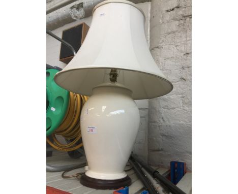 A Wedgwood lamp with shade 