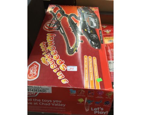 A Chad Valley 3 in 1 Superloop Speedway racing set 