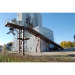 Hi-Roller Model #25/9-27-24B Incline Motorized Belt Conveyor with Loading Head Station,