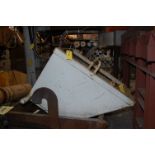 Steel Dumping Bin-White, Approximate 54 in. x 48 in. w/Crane Handles. __$49___USD Rigging and