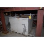 Steel Dumping Bin-White, Approximate 54 in. x 48 in. w/Crane Handles. __$49___USD Rigging and