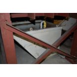 Steel Dumping Bin-White, Approximate 54 in. x 48 in. w/Crane Handles. __$49___USD Rigging and