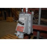 Appleton Catalog #EBR6034FB60W Receptacle Interlocked w/Circuit Breaker for Hazardous Locations.