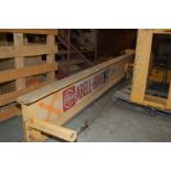 Crane Components - (1) Abell-Howe 11 ft. Length Rail, (1) Column for Jib Crane, (1) Crane Component.