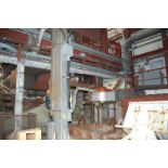 Ladle Pre-Heater, Approximate 12 ft. Height Column, 10 ft. Boom, Includes Related Heating