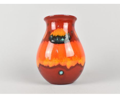 A Poole Pottery Delphis Vase, 16cm high