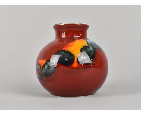 A Poole Pottery Delphis Vase, 10cm high