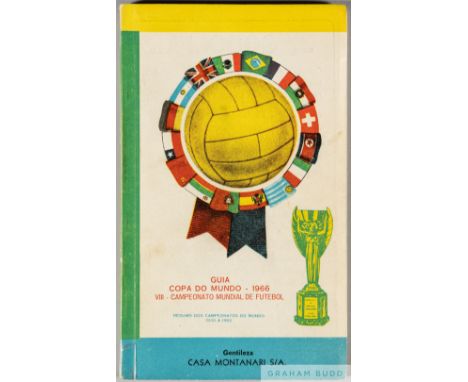 World Cup 1966 England World Cup guide issue by Brazil,
approx. 136-page, completely in Spanish and obviously for Brazilian u