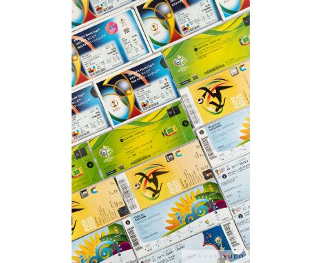 A very-near complete collection of 319 tickets from the World Cups staged between 2002 and 2018,
comprising the tournaments i