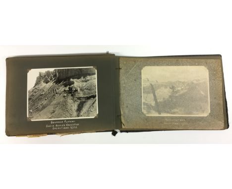 Photography - an interesting album of b/w photographs, of Iraq and the Middle East, most taken from reconnaissance aircraft, 