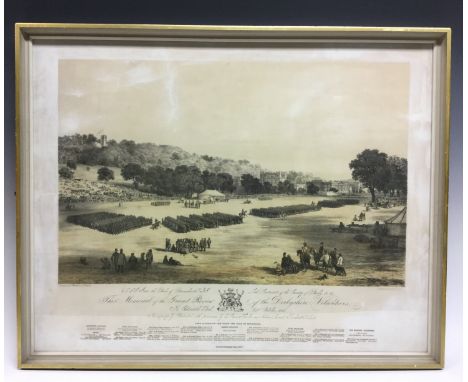 After John Alfred Warwick (1821-1896), The Grand Review of the Devonshire Volunteers, In Chatsworth Park [Derbyshire], 24th O
