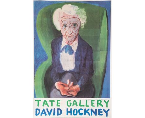 *David Hockney (British, b. 1937) My Mother (Bridlington), (1988) signed to lower margin limited edition poster (edition of 2