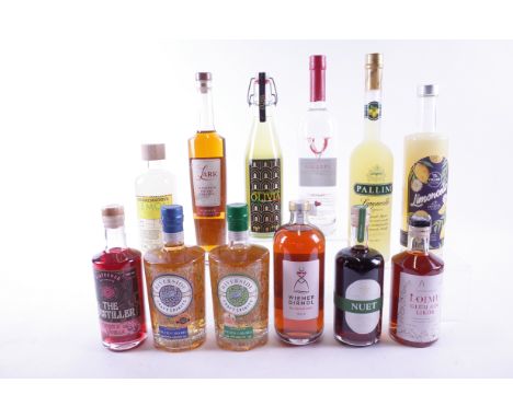 12 BOTTLES LIQUEURSLignell + Piispanen Winter Spiced Gin + Apple Liqueur (50cl); Nuet Moments Toddy (50cl); Wiener Dirndl Ber