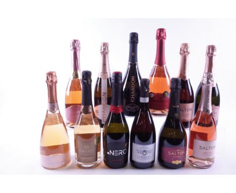 12 BOTTLES SOUTH AFRICAN, ITALIAN AND BRAZILIAN SPARKLING ROSÉ WINECasa Valduga 130 Brut NV; Amitié Cuvée Brut NV; Nero Cult 