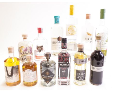 12 BOTTLES FLAVOURED VODKAThree Olives Triple Shot Espresso 60%; Gallant Watermelon + Coriander; Istil 38 Vanilla; Filliers L