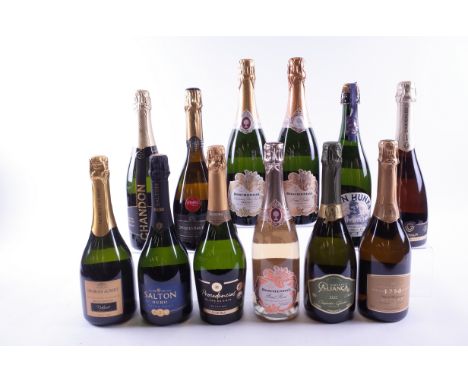 12 BOTTLES BRAZILIAN AND SOUTH AFRICAN SPARKLING WINEGeorges Aubert Nature; Salton Oura Extra Brut; Aurora Procedências Blanc