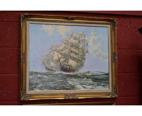 Montague Dawson, after
Ariel and Taeping
oleograph print