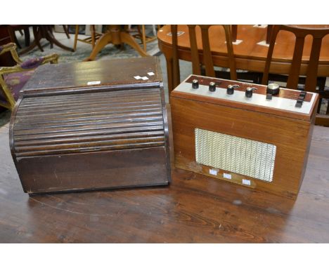A Ravensbourne all silicon stereo amplifier by Rogers Development; a vintage  turntable by Portogram Radio Ltd with Marconi B
