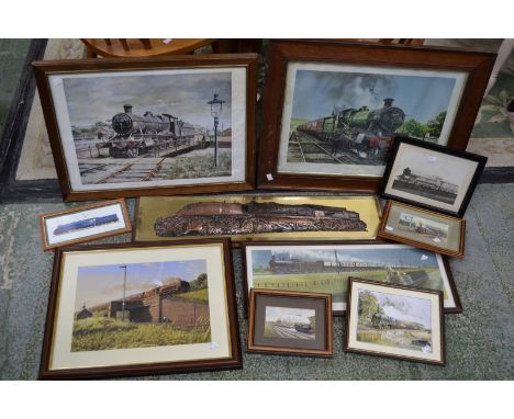 Pictures & prints - C Hamilton Ellis, after, London & North Western Railway northbound tourist express near Brinklow (Warwick